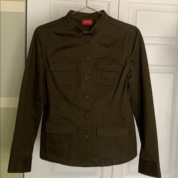 Valerie Stevens Green Utility Jacket NWOT - Picture 5 of 5